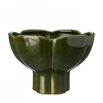 Planter pot Denise, Ø22 cm, green - Wikholm Form