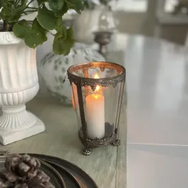 ljuslykta-markiz-på-tassar-i-glas-och-champagnefärgad-metall