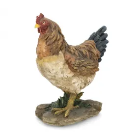 Decorative hen from A Lot Decoration in natural brown tones with detailed feathers