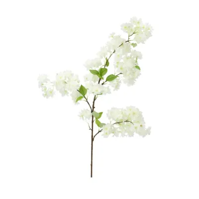 Branch of white cherry blossom 102 cm.