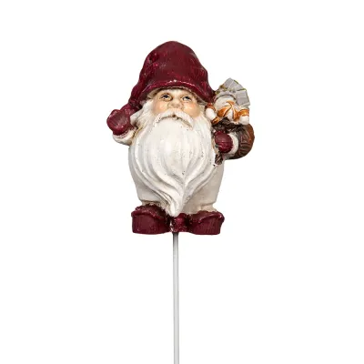 tomte-på stick-knubbig-röd-med-säck