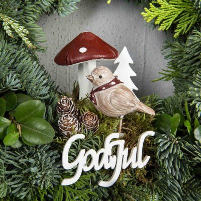 Christmas tree for decoration, white, two sizes - A lot Decoration