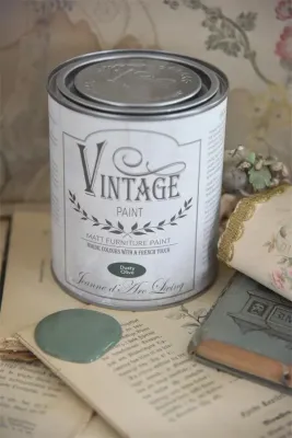 Chalk Paint Dusty olive, 200 & 700 ml - Vintage Paint