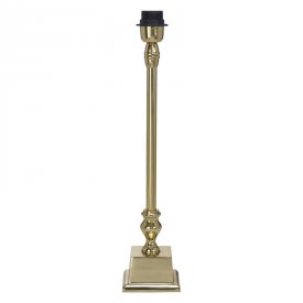 Lampstand Table Linné, brass/gold, h 36 cm - Pr home