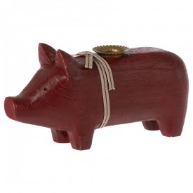 candlestick-pig-red