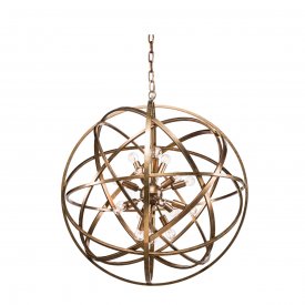 Nest Taklampa Ø 80 cm, brass - Artwood