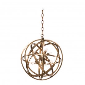 Nest Taklampa Ø 50 cm, brass - Artwood