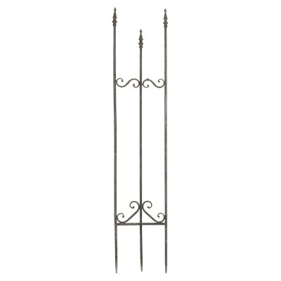 Spaljé Metall, H117 cm, gråbrun - A lot decoration
