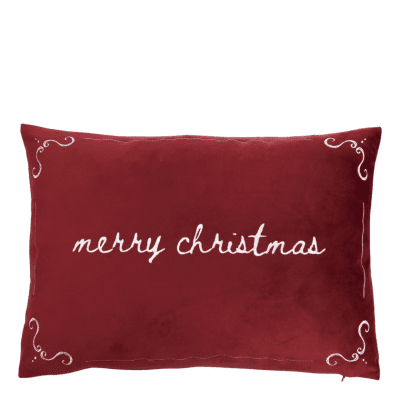 Kuddfodral Aix Merry Christmas Cherry - Chic Antique