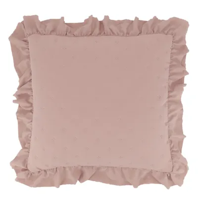 Exposed product image of old pink quilted cushion cover Aix 50x50 cm from Chic Antique