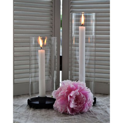 Candlestick Storm, 10x23 cm, Vintage black - I am interior