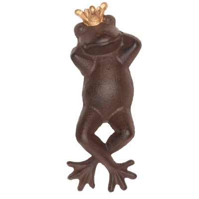 Groda Nöjd, L23 cm, Brun & Guld - Eldgarden