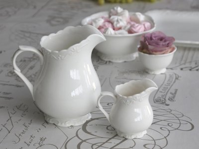 Jug Provence, 1 Liter, white - Chic Antique