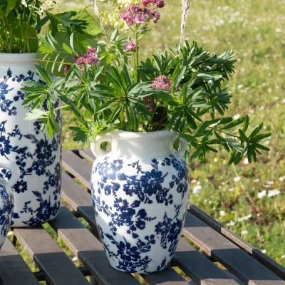 Vas Arild med öra, Vit & Blå, två sorter - A Lot Decoration