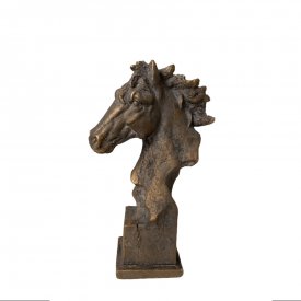 hästhuvud-bronsfärgad-staty