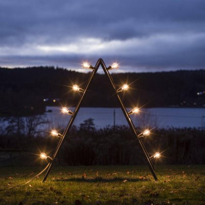 Candlestick Bright outdoor, H120 cm, corten - PR Home