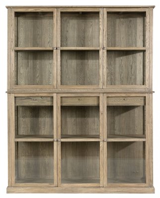 Vitrinskåp Denver, Weathered Oak - Artwood