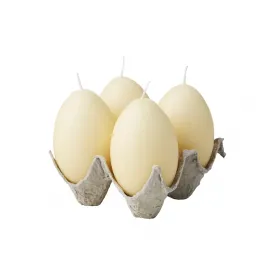 ljus-ägg-4-pack-cremegula