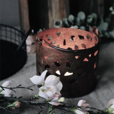 Lantern Recycled metal - I am interior