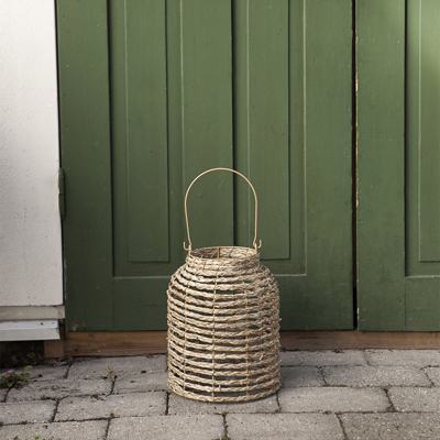 Lantern Skälderviken, Ø21xH28 cm, nature - Storefactory