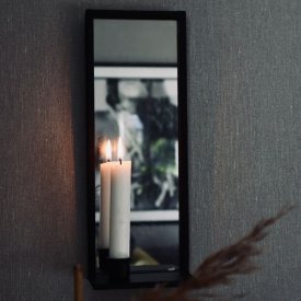 black-wall-candlestick-with-mirror