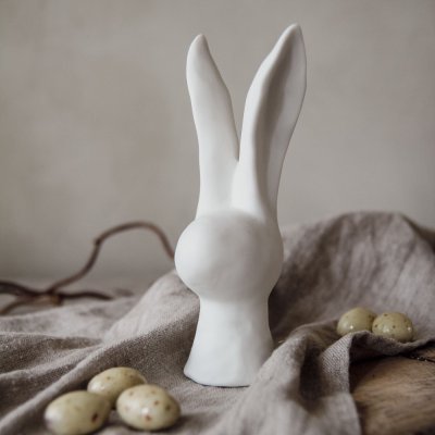 Bunny, H16 cm, white - Majas Cottage
