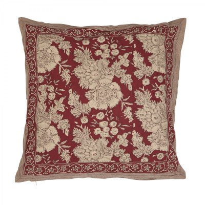 Cushion cover Sonia, 48x48 cm, red - Fondaco