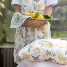 Amalfi kuddfodral med citroner i ett växthus från Fondaco.