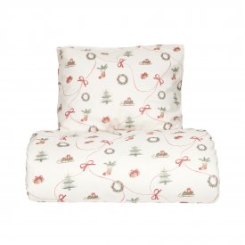Bäddset Tindra Flanell Offwhite 150x210 cm – Fondaco