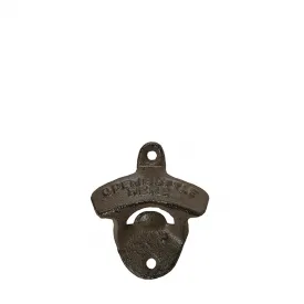 Flasköppnare Tove för väggmontering i svart järn – Wikholm Form