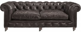 Soffa Kensington, 2,5-sits, Leather Fudge - Artwood