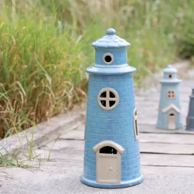 fyrtorn-i-keramik-med-LED-blå-från-Chic-Antique