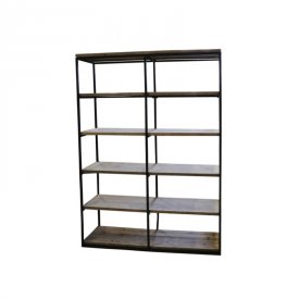 bokhylla-6-trähyllor-chic-antique