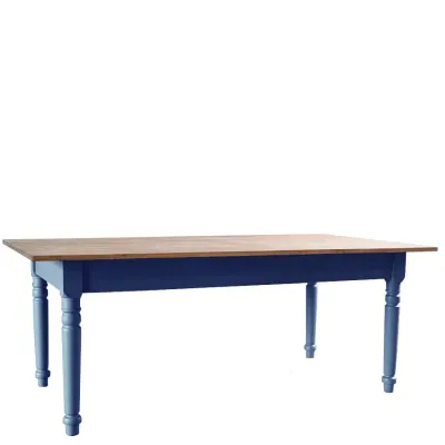 Dining table Kristina, Lin brown & Blue - Artwood
