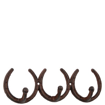 Hook strip Horseshoe, Antique brown - Miljögården