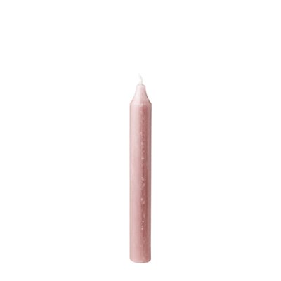 rustic-dinner-candle-18cm-old-rose