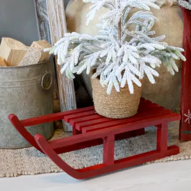 kälke-i-rött-för-dekoration-trä-från-chic-antique