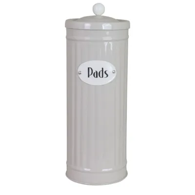 Plåtburk Hugo Pads, beige - Strömshaga