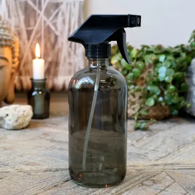 Spray Bottle in glass, Black - Chic Antique