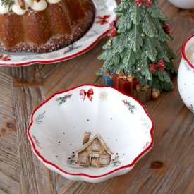 Bowl Chalet de Noël Cherry - Chic Antique