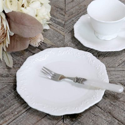Plate Provence, white - Chic Antique
