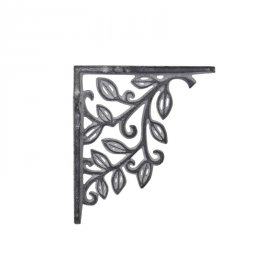 hyllkonsoll-bladmönster-antikgrå