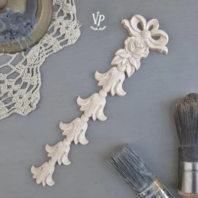 Wooden ornament 6,5 x 23 cm - Vintage Paint