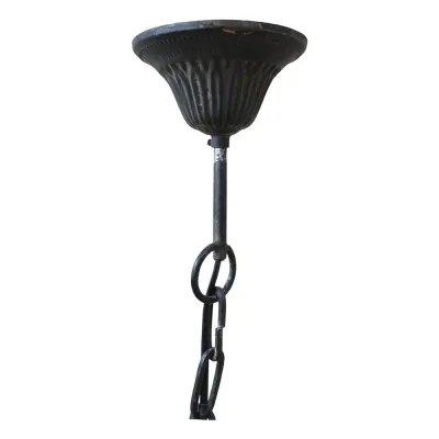 Taklampa Factory Ø24 cm, antiksvart - Chic Antique
