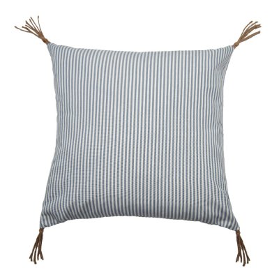 Pillow case Stripe, Blue & White - Miljögården