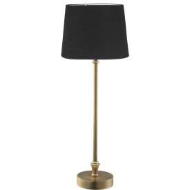 bordslampa-liam-mässing-med-lampskärm-sofia-franza-svart