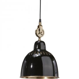 taklampa-cleveland-svart-mässing