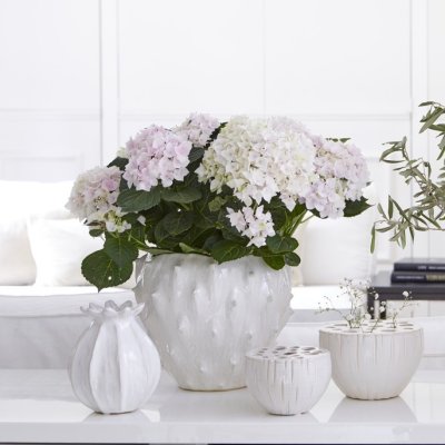 Lillian Vase, H15 cm, White - Wikholm Form