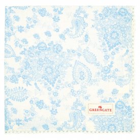 Diana-white-napkin-with-pale-blue-paisley-pattern