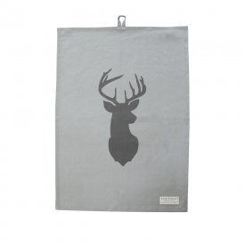 grey-tea-towel-with-charcoal-deer
